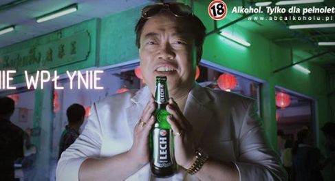 Azjatycki restaurator o Leszku Chmielewskim w reklamie piwa Lech (wideo)