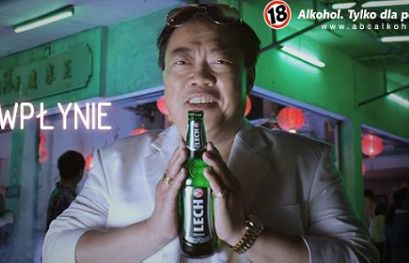 Azjatycki restaurator o Leszku Chmielewskim w reklamie piwa Lech (wideo)
