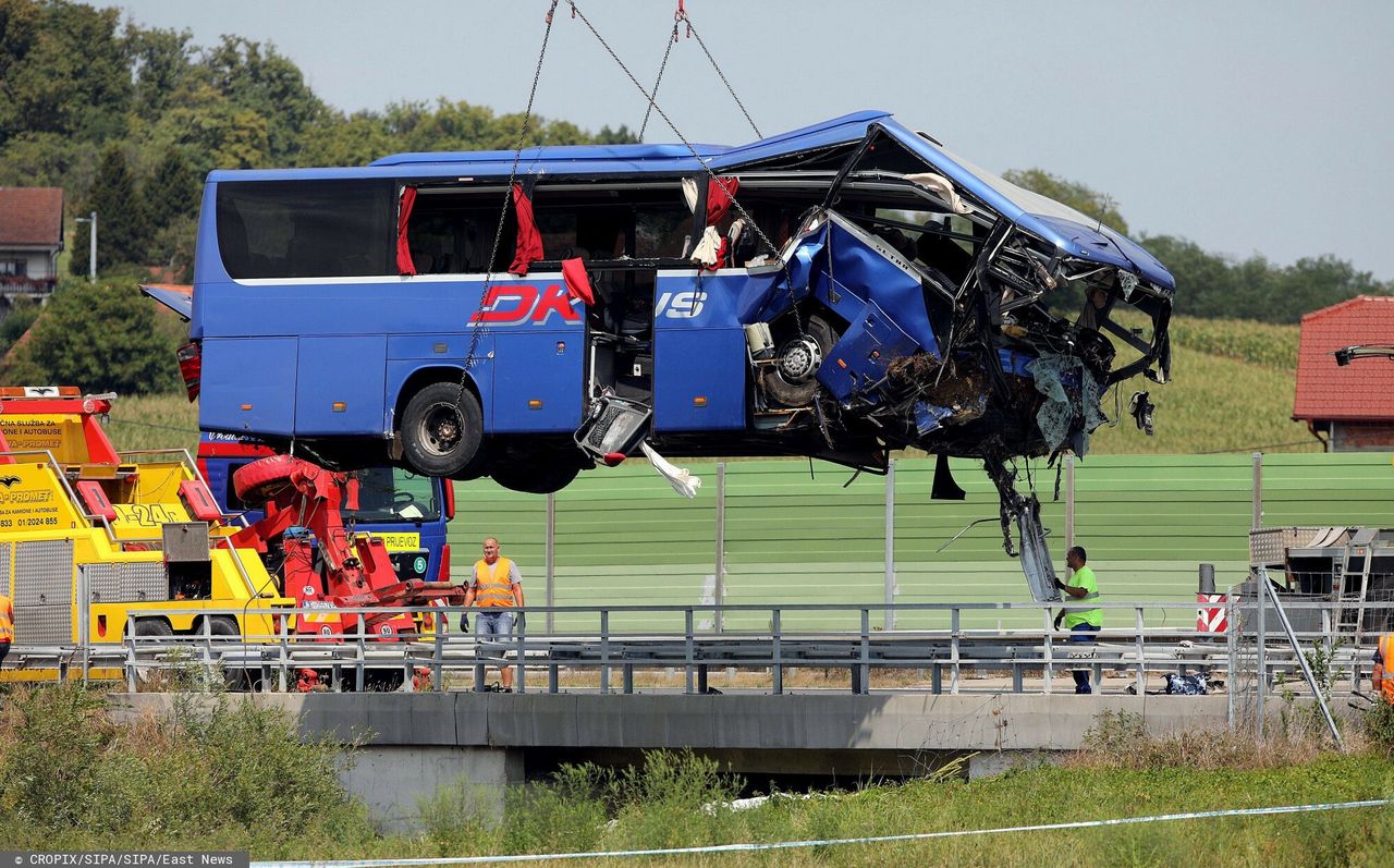 Wypadek polskiego autokaru w Chorwacji. Prokuratura umorzyła śledztwo