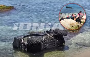 Wypadek Polaków w Grecji. Jechali quadem. Skończyli w morzu