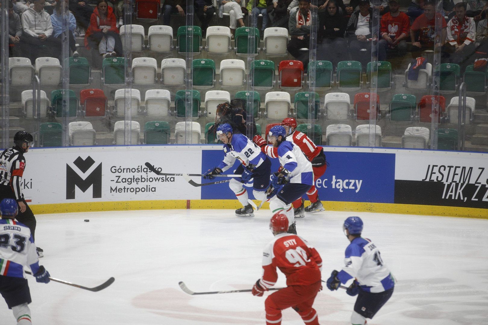 Ostatni raz hokejowa reprezentacja Polski grała w Sosnowcu w kwietniu z Włochami