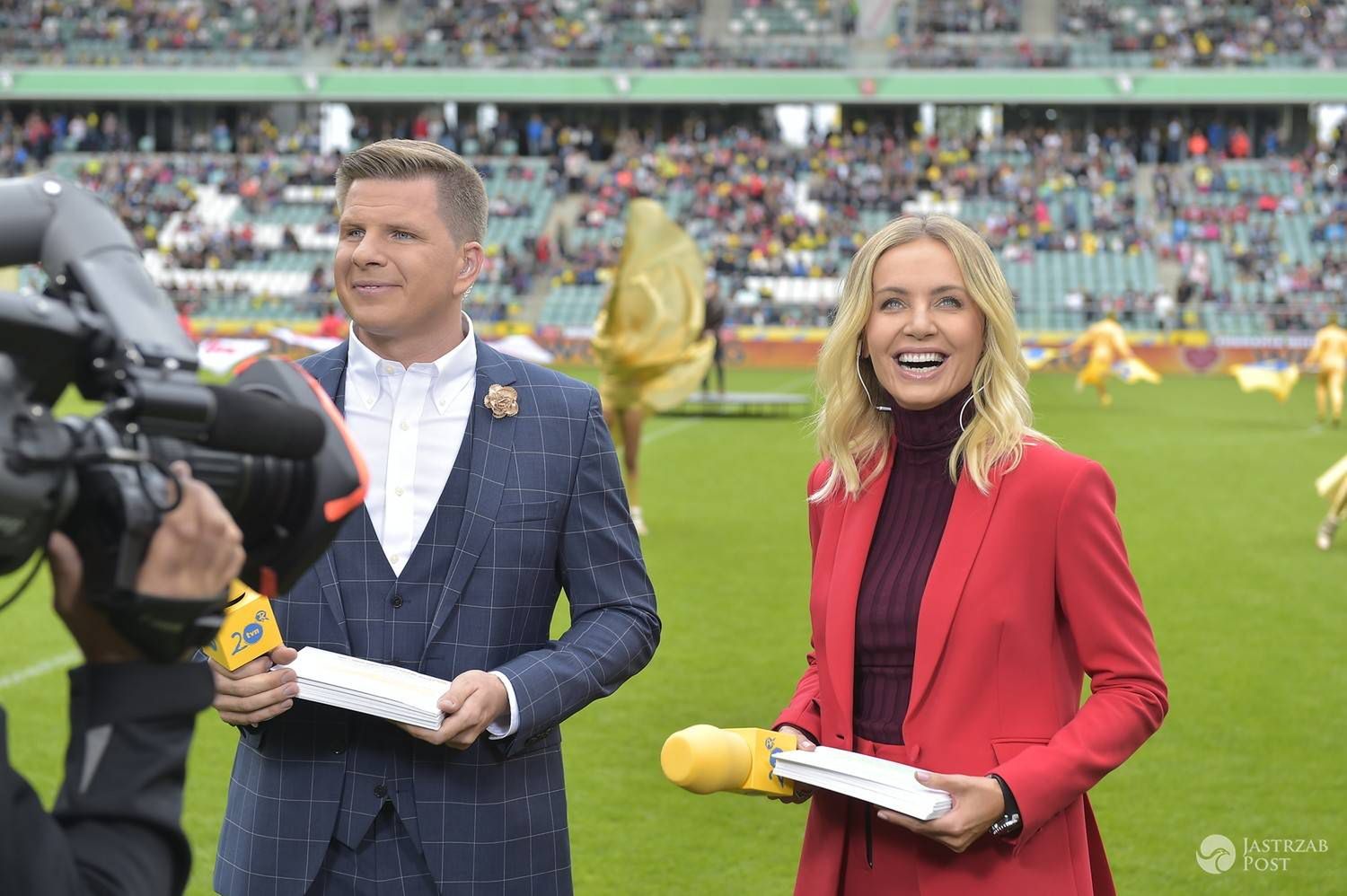 Agnieszka Woźniak-Starak i Filip Chajzer - Wielki Mecz TVN i WOŚP 2017
