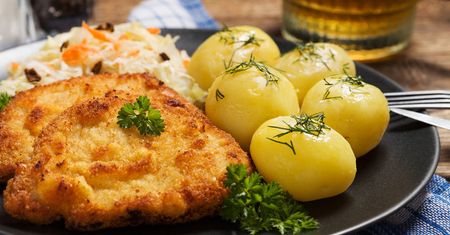Opiekany schab wieprzowy bez kości (mięso i tłuszcz)