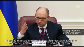 Premier Jaceniuk potwierdza awarię w elektrowni jądrowej