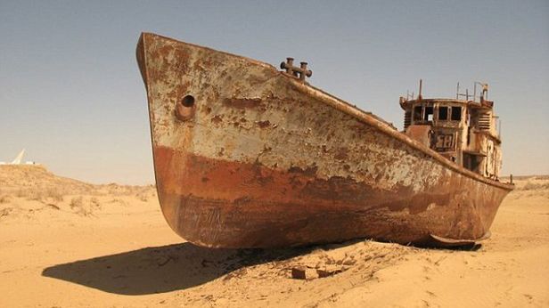 Statki widmo na środku pustyni - ponura spuścizna Związku Radzieckiego 1