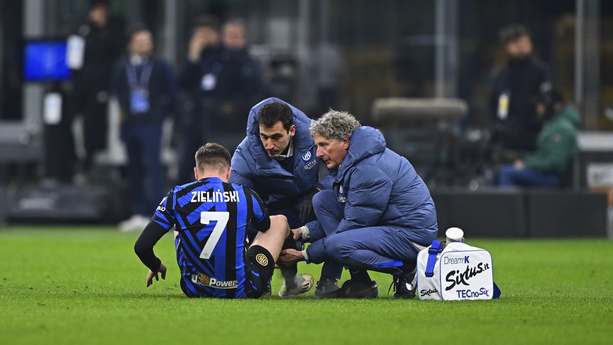 Getty Images / Mattia Pistoia - Inter / Piotr Zieliński doznał urazu w meczu z Monzą