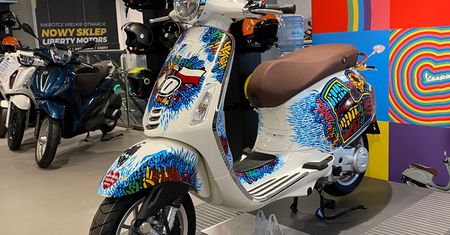 Wyjątkowa vespa i ducati na aukcjach WOŚP. Jednoślady specjalnie na tę okazję