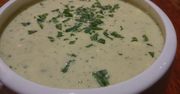 Zupa krem z selera przygotowana z dodatkiem wody 1:1