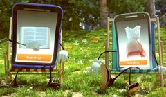 Smartfony i tablety na wczasach reklamują mobilne Allegro (wideo)