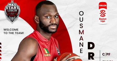 Ousmane Drame wzmocni strefę podkoszową Polskiego Cukru Startu Lublin