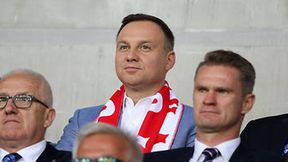 Prezydent Duda, selekcjoner Nawałka, prezes Boniek. Tłoczno w loży VIP na meczu Polska - Słowacja (galeria)