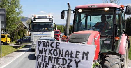 Firmy budowlane zablokowały zakopiankę. Domagają się zapłaty zaległych faktur