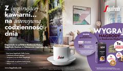 Kampania Segafredo z filiżanką w roli głównej