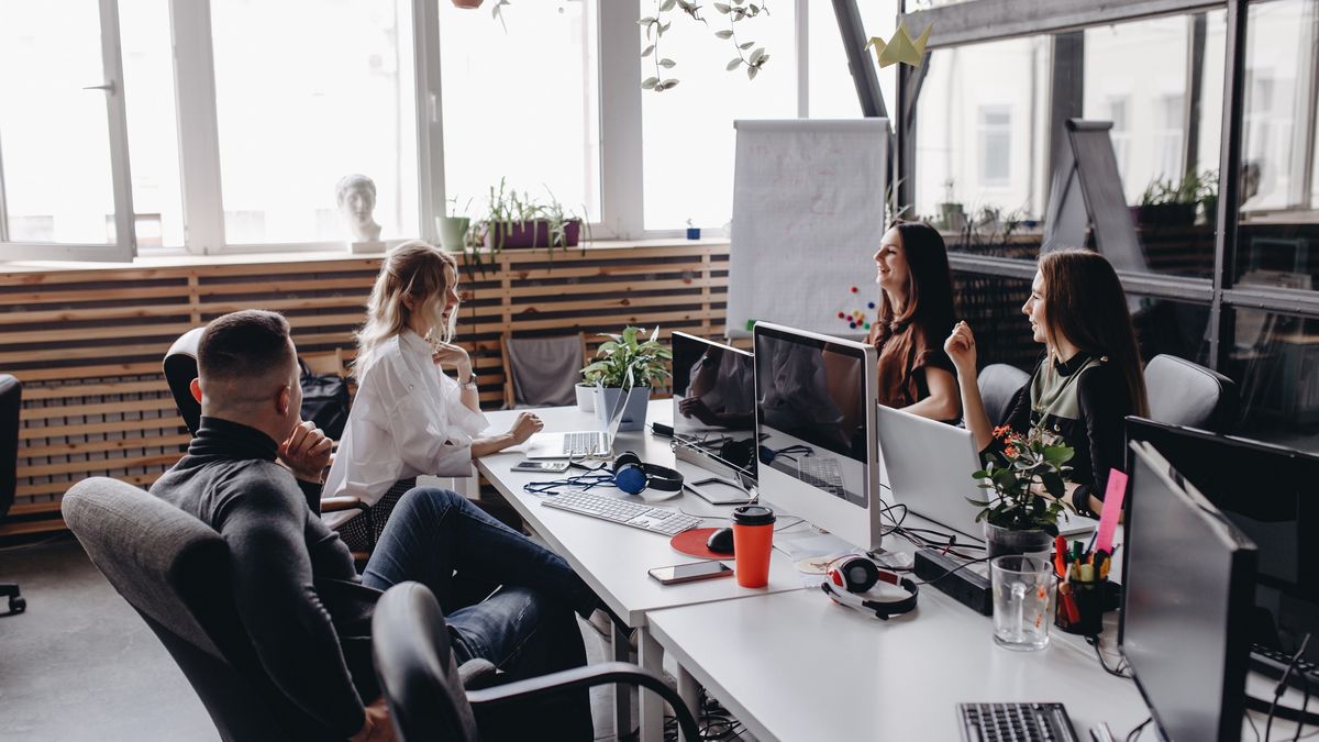 praca, biuro, open office