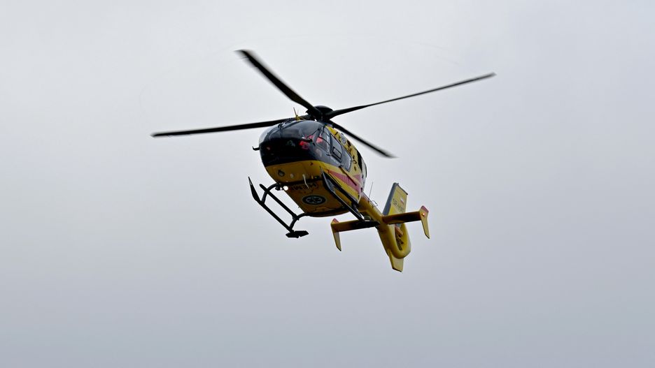 Na Wisłostradzie lądował śmigłowiec LPR