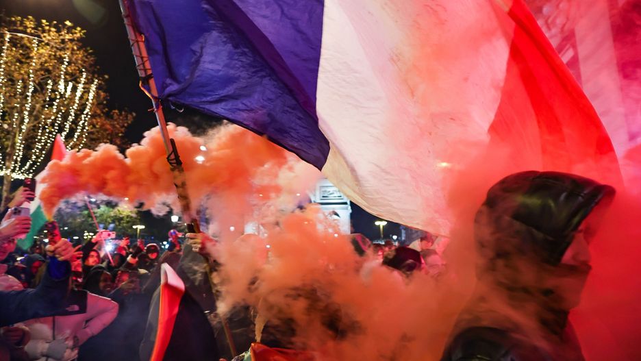 Po zwycięstwie nad Marokiem Francuzi wyszli na ulice