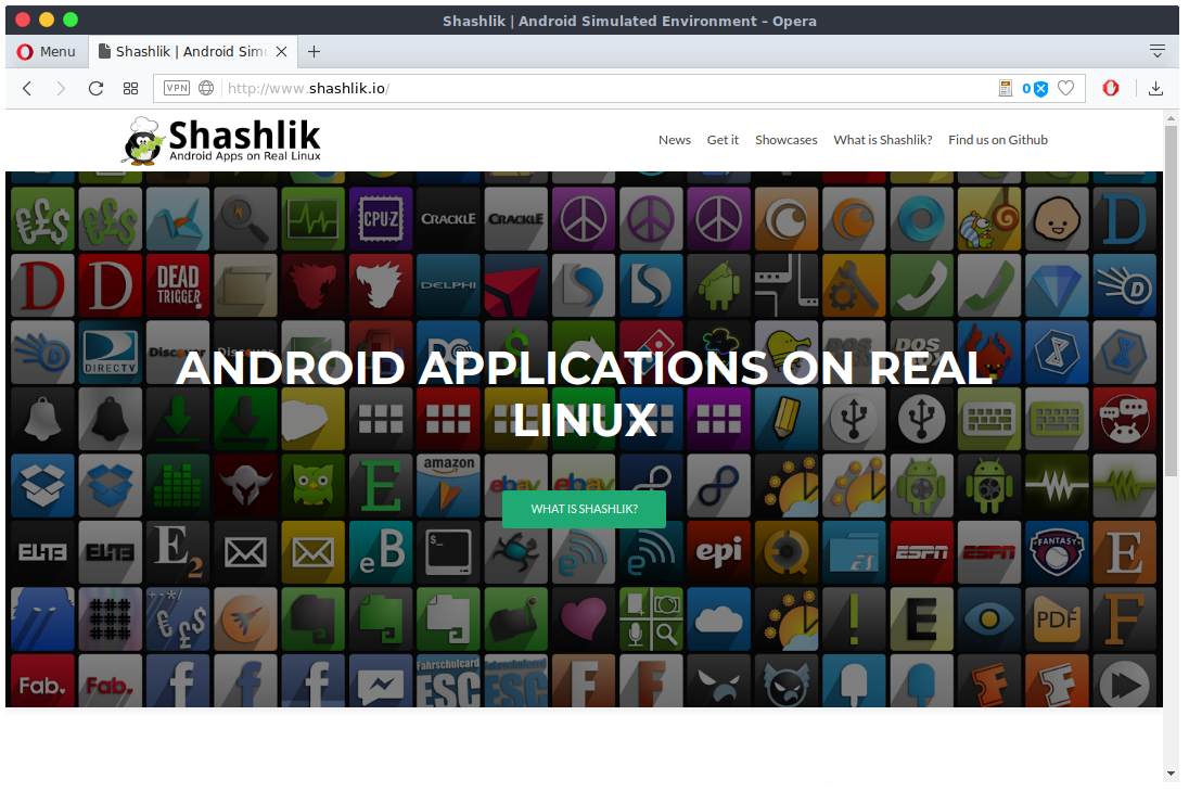 Strona projektu Shashlik