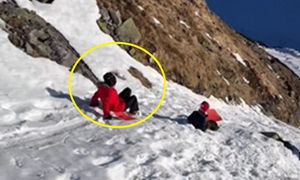 Zabawa dzieci w Tatrach. Bulwersujące nagranie