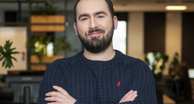 Mikołaj Madziąg odpowiada za strategię SEO w Wirtualnej Polsce