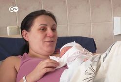 Urodziła dziecko w szpitalu w Kijowie. "Pozostanie w domu było przerażające"
