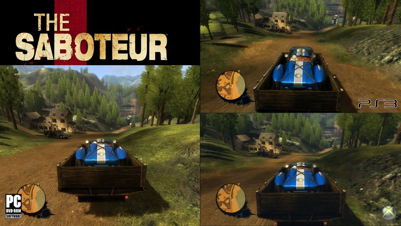 Saboteur - porównanie wersji PC, X360 i PS3 2