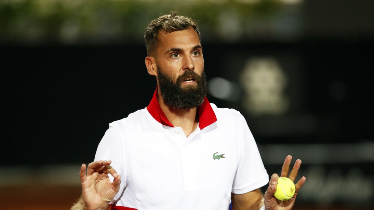 PAP/EPA / Clive Brunskill / Na zdjęciu: Benoit Paire