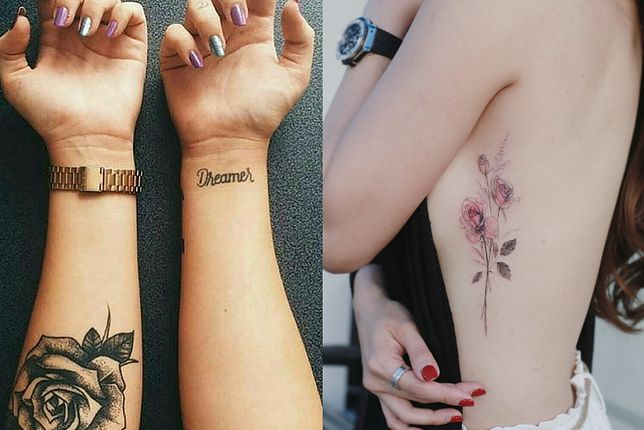 Tatuaż kwiaty 