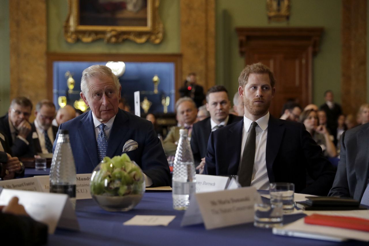 King Charles III and Prince Harry