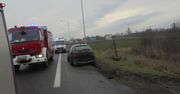 Wypadek samochodowy przy ulicy Reńskiej