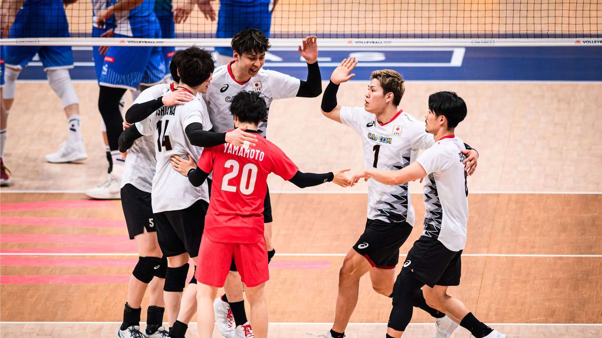 Materiały prasowe / VolleyballWorld / Na zdjęciu: reprezentacja Japonii