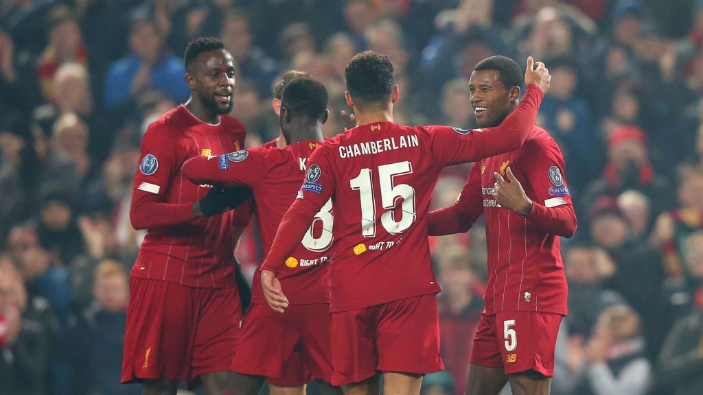 Zdjęcie okładkowe artykułu: Getty Images / Alex Livesey - Danehouse / Radość piłkarzy Liverpoolu po golu Georginio Wijnalduma