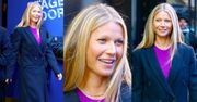 Gwyneth Paltrow w monochromatycznej stylizacji nawraca Amerykę na zdrowy tryb życia