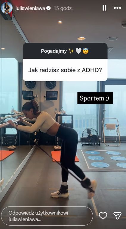 Julia Wieniawa o ADHD