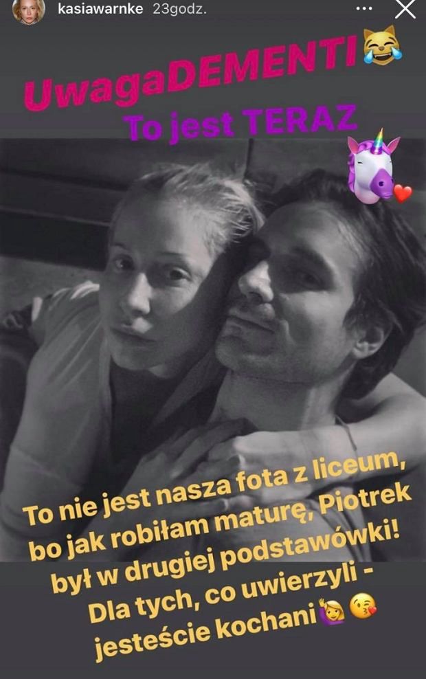 Katarzyna Warnke i Piotr Stramowski