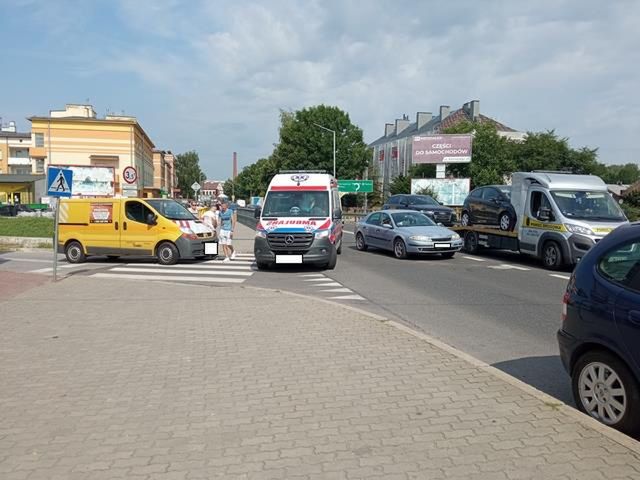 Wypadek na ulicy Sandomierskiej