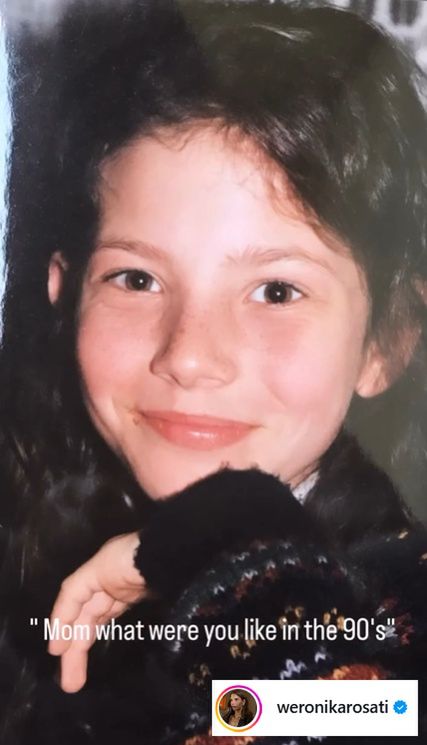 Stare zdjęcie Weroniki Rosati