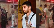 Zayn Malik bez koszulki awanturuje się z przechodniem przez klubem. Doszło do PRZEPYCHANKI (ZDJĘCIA)