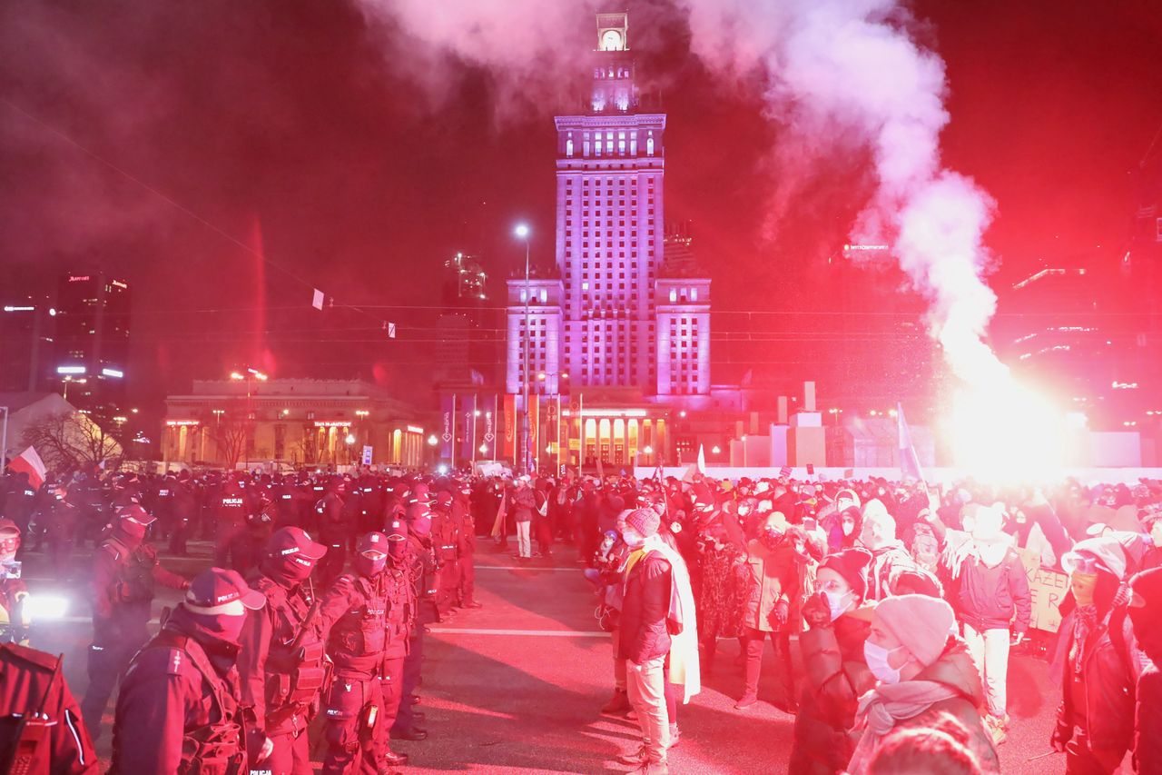 Demonstracje Strajku Kobiet przybrały na sile po 27 stycznia