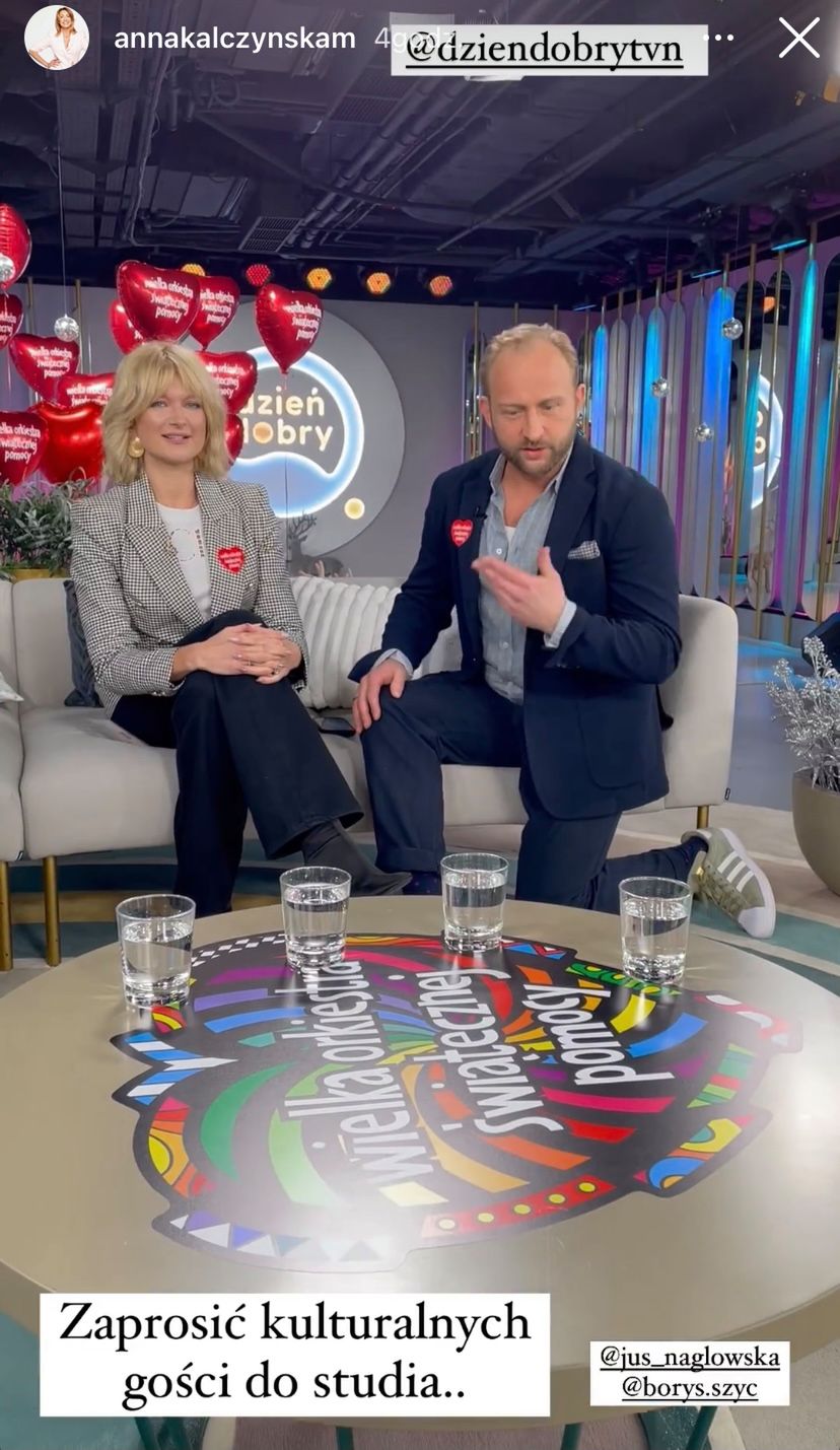 Borys Szyc i Justyna Szyc-Nagłowska w DDTVN