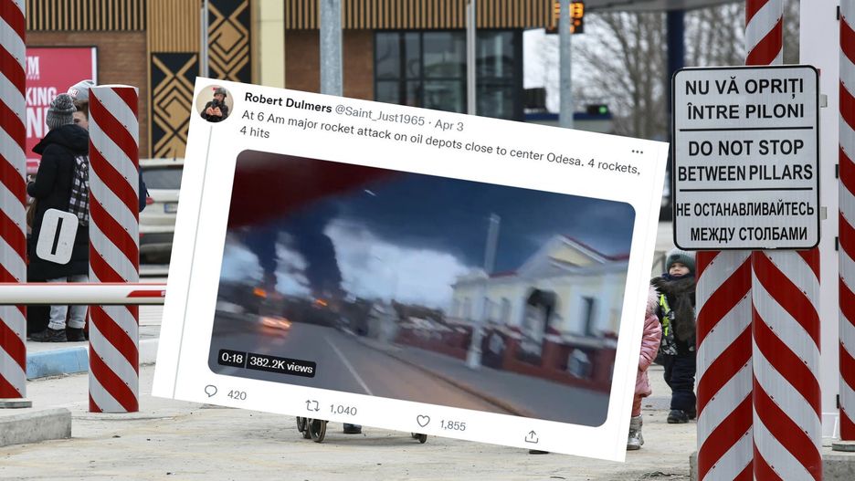 Feralny tweet Robert Dulmersa (Fot. Twitter/East News)