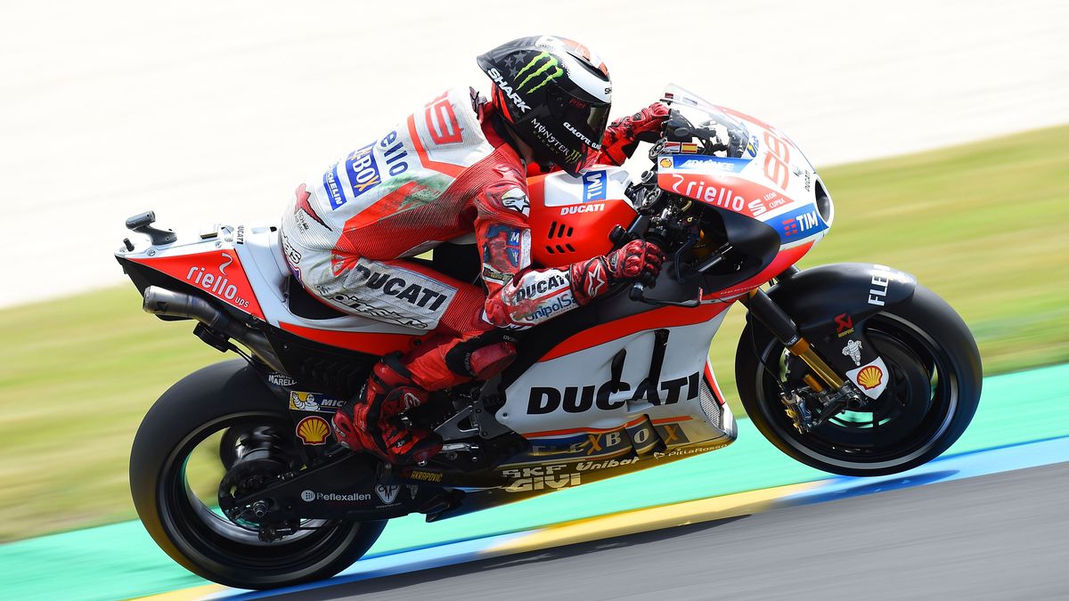 Materiały prasowe / Michelin / Jorge Lorenzo na torze Le Mans