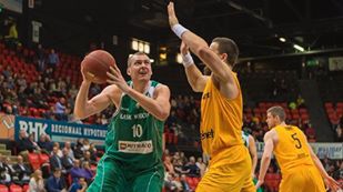 Materiały prasowe / FIBA Europe / Mateusz Jarmakowicz jeszcze w barwach Legii Warszawa