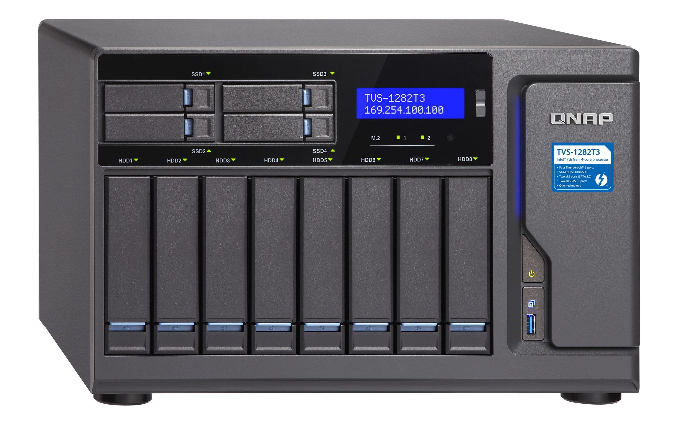 QNAP TVS-1282T3 - nowy NAS z Thunderbolt 3 1