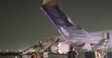 Samolot już się rozpędzał. Ewakuacja Airbusa A330 linii Swiss w Delhi