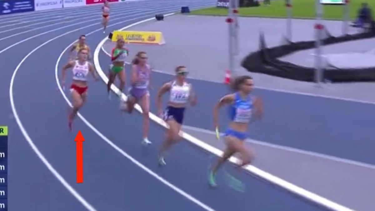 Twitter / Twitter/TVP Sport / Natalia Kaczmarek - na ostatniej zmianie - w biegu 4x400 metrów dokonała rzeczy niemożliwej.