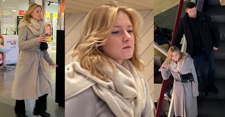 Kinga Duda buszuje po galerii handlowej z ochroniarzem. Robiła zakupy w sklepie z urządzeniami do podgrzewania tytoniu (ZDJĘCIA)