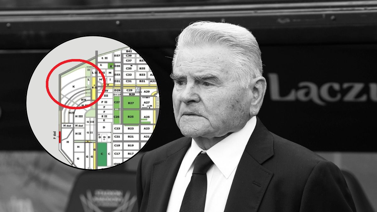 Pogrzeb Lucjana Brychczego. Tu będzie grób legendy Legii