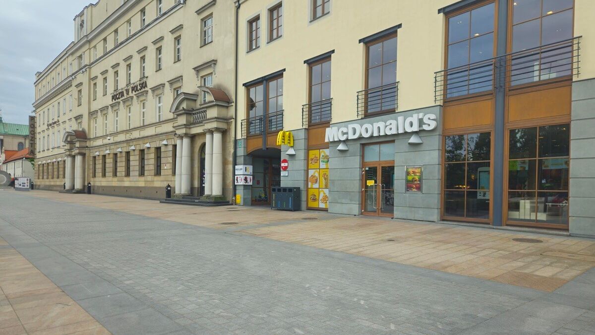 Restauracja McDonalds na Placu Litewskim w Lublinie