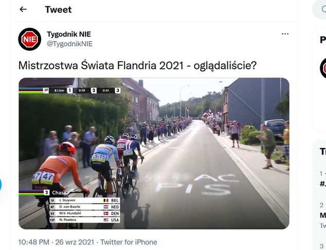 Fot. twitter.com/TygodnikNIE