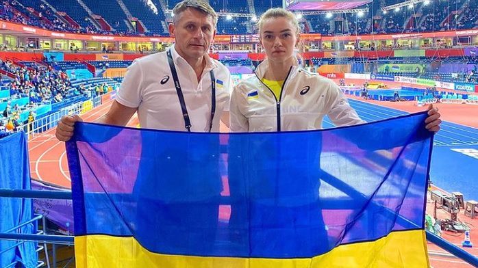 Zdjęcie okładkowe artykułu: Instagram / yana_gladiychuk / Na zdjęciu: Jana Hladijczuk (po prawej) wraz z trenerem